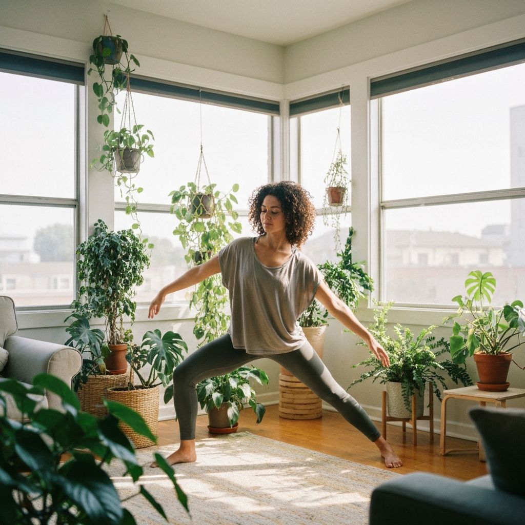 Person doing light movement